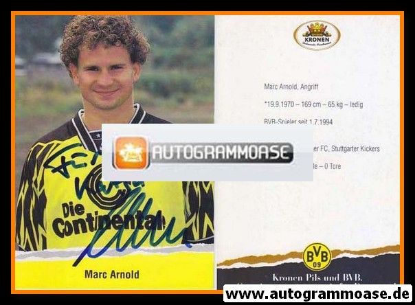 Autogramm Fussball | Borussia Dortmund | 1994 Kronen | Marc ARNOLD