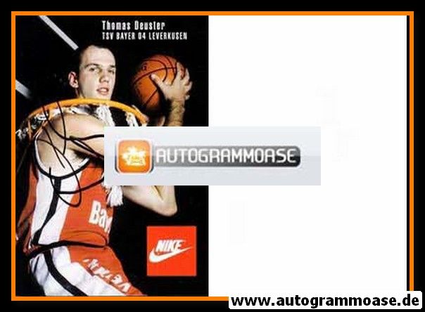 Autogramm Basketball | Bayer Giants Leverkusen | 1990er | Thomas DEUSTER