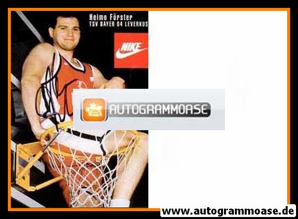 Autogramm Basketball | Bayer Giants Leverkusen | 1990er | Heimo FÖRSTER