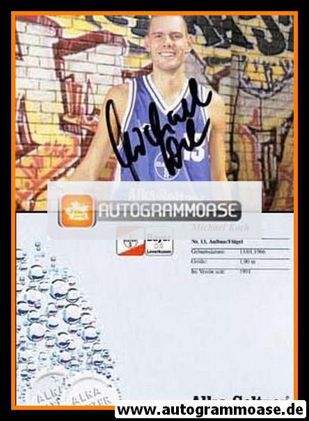 Autogramm Basketball | Bayer Giants Leverkusen | 1995 | Michael KOCH