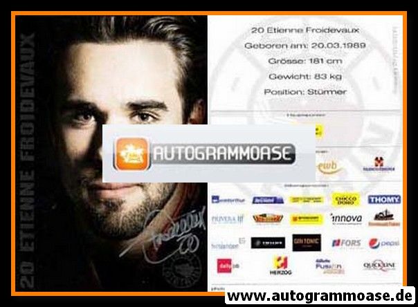 Autogramm Eishockey | SC Bern | 2010 | Etienne FROIDEVAUX