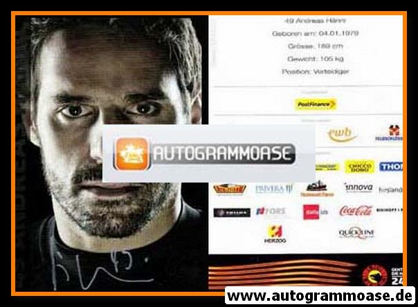 Autogramm Eishockey | SC Bern | 2011 | Andreas HÄNNI