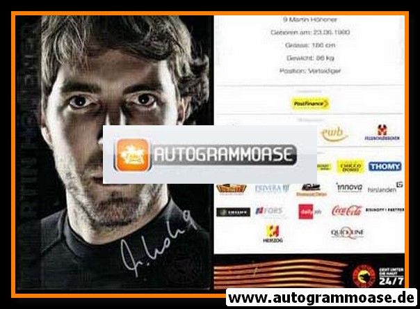 Autogramm Eishockey | SC Bern | 2011 | Martin HÖHENER