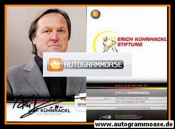 Autogramm Eishockey | DEB Nationalteam | 2000er | Erich KÜHNHACKL (Stiftung)