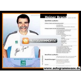 Autogramm Handball | DHB Deutschland | 2000er Druck | Heiner BRAND (PSD Bank)
