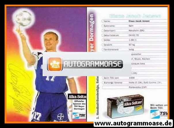 Autogramm Handball | TSV Bayer Dormagen | 1996 | Claus Jakob JENSEN