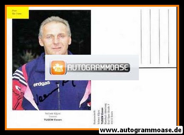 Autogramm Handball | TUSEM Essen | 1990er EMS | Velimir KLJAIC