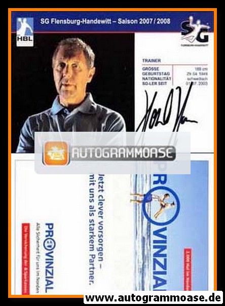 Autogramm Handball | SG Flensburg-Handewitt | 2007 | Kent-Harry ANDERSSON