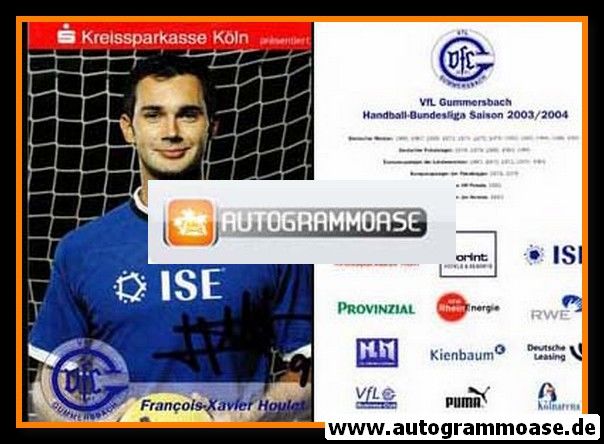 Autogramm Handball | VfL Gummersbach | 2003 | Francois-Xavier HOULET
