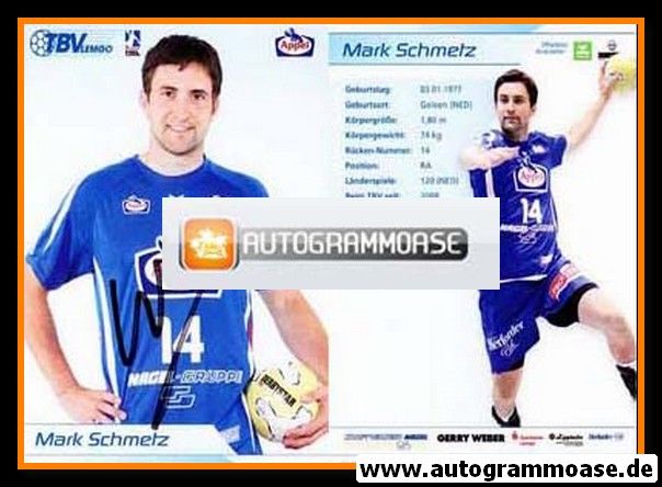 Autogramm Handball | TBV Lemgo | 2009 | Mark SCHMETZ