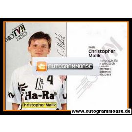 Autogramm Handball | TV Niederwürzbach | 1990er Ha-Ra | Christopher MALIK