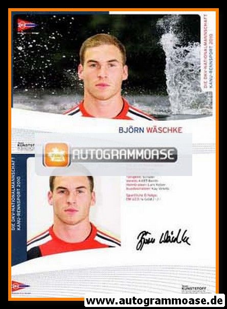 Autogramm Kanu | Björn WÄSCHKE | 2010 Druck (DKV)
