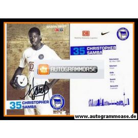 Autogramm Fussball | Hertha BSC Berlin | 2006 | Christopher SAMBA