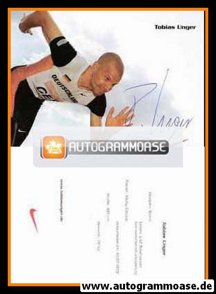 Autogramm Sprint | Tobias UNGER | 2000er (Nike)
