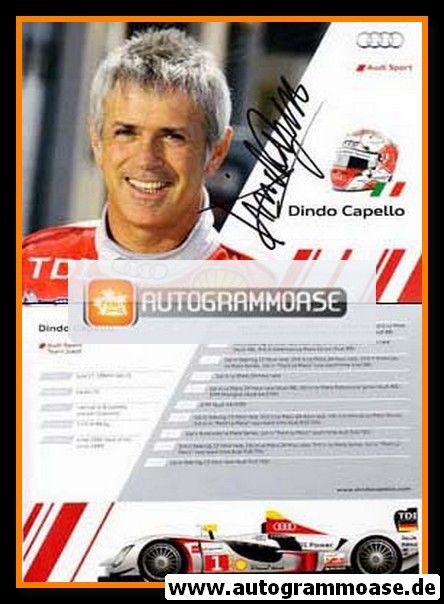 Autogramm Tourenwagen | Dindo CAPELLO | 2010 (Audi Sport Team Joest)