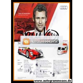 Autogramm Tourenwagen | Tom KRISTENSEN | 2010 (Audi Sport Team Joest)