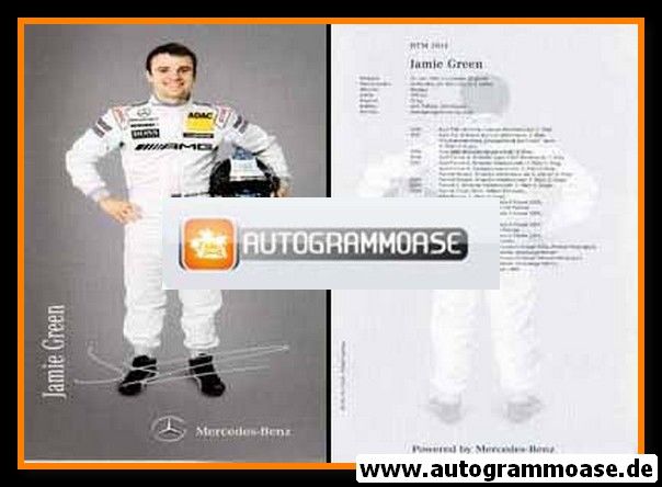 Autogramm Tourenwagen | Jamie GREEN | 2011 Druck (DTM)