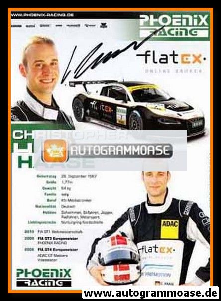 Autogramm Tourenwagen | Christopher HAASE | 2000er (Phoenix Racing)