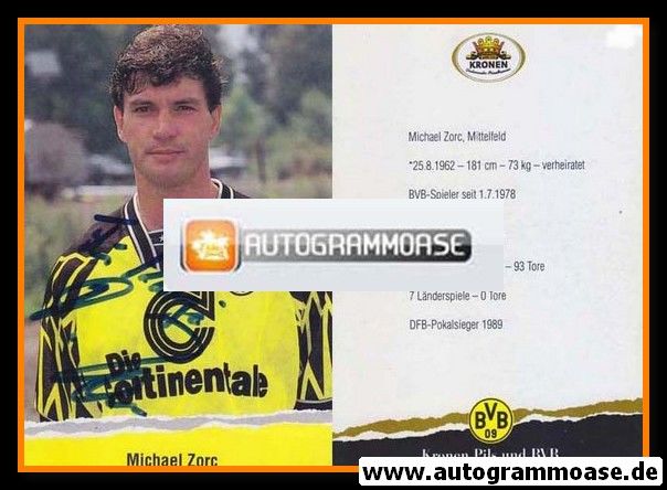 Autogramm Fussball | Borussia Dortmund | 1994 Kronen | Michael ZORC