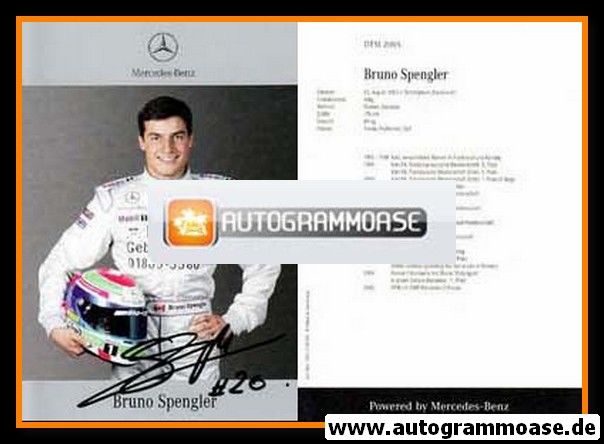 Autogramm Tourenwagen | Bruno SPENGLER | 2005 (DTM)