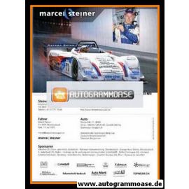 Autogramm Tourenwagen | Marcel STEINER | 2000er (Race Car Nr. 71)