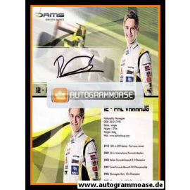 Autogramm Tourenwagen | Pal VARHAUG | 2011 (AMS GP2 Series)