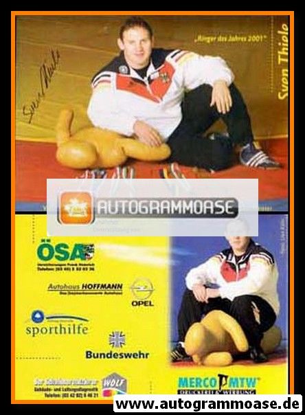 Autogramm Ringen | Sven THIELE | 2001 (Portrait Color) Ringer des Jahres