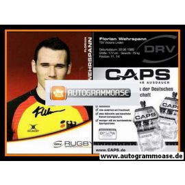 Autogramm Rugby | Florian WEHRSPANN | 2010er (DRV)