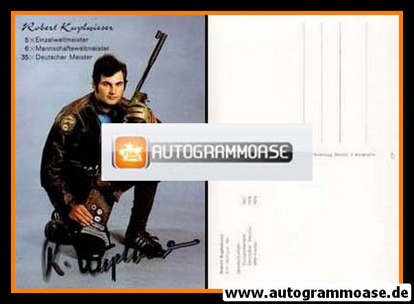 Autogramm Schiessen | Robert KUPLWIESER | 1970er (Portrait Color)