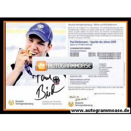 Autogramm Schwimmen | Paul BIEDERMANN | 2010 (DV)