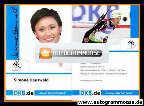 Autogramm Biathlon | Simone HAUSWALD | 2000er (DKB)