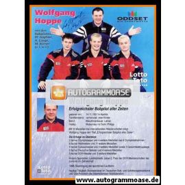 Autogramm Bob | Wolfgang HOPPE | 1980er (Team Color Oddset) OS-Gold