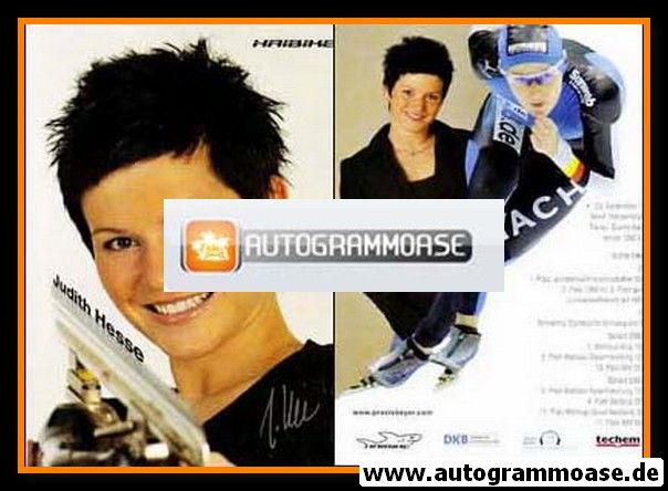 Autogramm Eisschnelllauf | Judith HESSE | 2008 (Haibike)