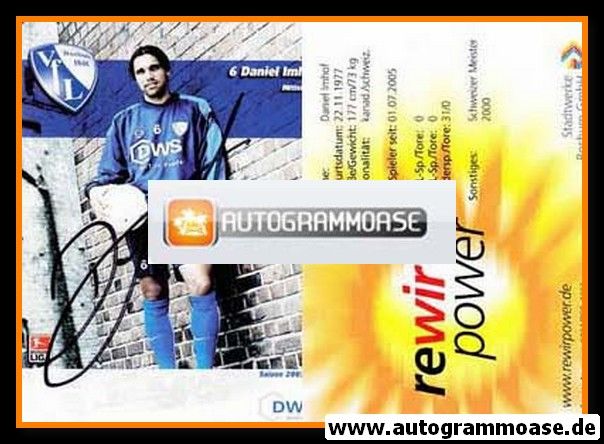 Autogramm Fussball | VfL Bochum | 2005 | Daniel IMHOF