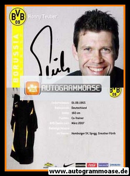Autogramm Fussball | Borussia Dortmund | 2007 | Ronny TEUBER