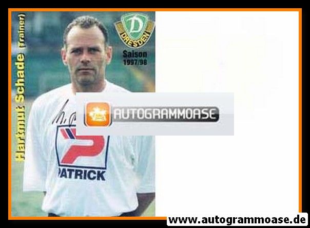 Autogramm Fussball | Dynamo Dresden | 1997 | Hartmut SCHADE