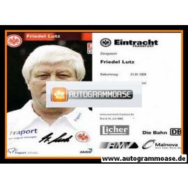Autogramm Fussball | Eintracht Frankfurt | 2003 | Friedel LUTZ