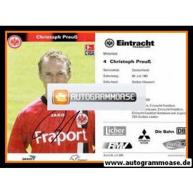 Autogramm Fussball | Eintracht Frankfurt | 2005 | Christoph PREUSS