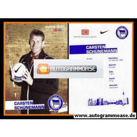Autogramm Fussball | Hertha BSC Berlin | 2006 | Carsten SCHÜNEMANN