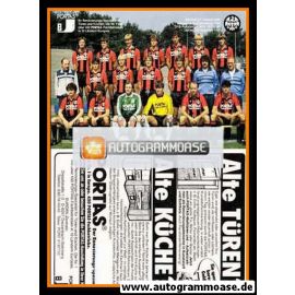 Mannschaftskarte Fussball | Eintracht Frankfurt | 1984 Portas