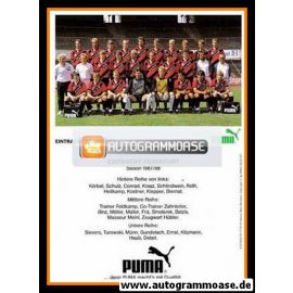 Mannschaftskarte Fussball | Eintracht Frankfurt | 1987 Puma