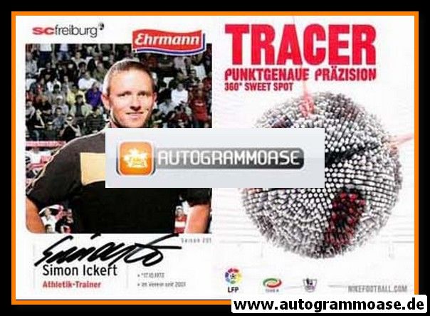 Autogramm Fussball | SC Freiburg | 2010 | Simon ICKERT