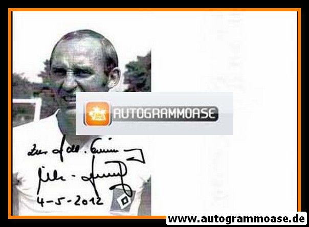 Autogramm Fussball | Hamburger SV | 1970er | Willi SCHULZ (Portrait SW)