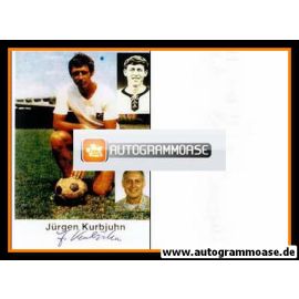 Autogramm Fussball | Hamburger SV | 1970er Foto | Jürgen KURBJUHN (Collage Color)