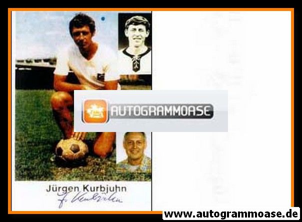 Autogramm Fussball | Hamburger SV | 1970er Foto | Jürgen KURBJUHN (Collage Color)