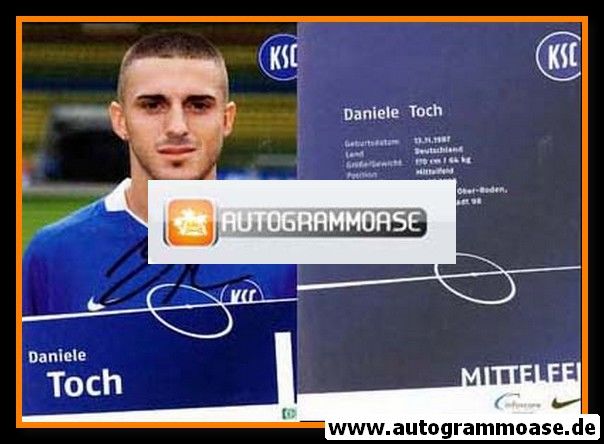 Autogramm Fussball | Karlsruher SC II | 2009 | Daniele TOCH