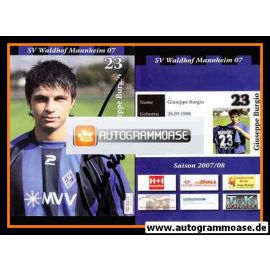 Autogramm Fussball | SV Waldhof Mannheim | 2007 | Giuseppe BURGIO