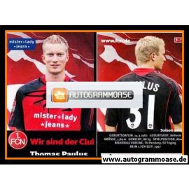 Autogramm Fussball | 1. FC Nürnberg | 2005 | Thomas PAULUS