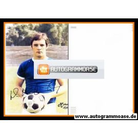 Autogramm Fussball | FC Schalke 04 | 1970er Aufkleber | Herbert HÖBUSCH