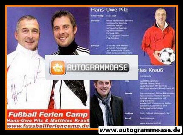 Autogramm Fussball | 2000er | Hans-Uwe PILZ (Fussball Ferien Camp)